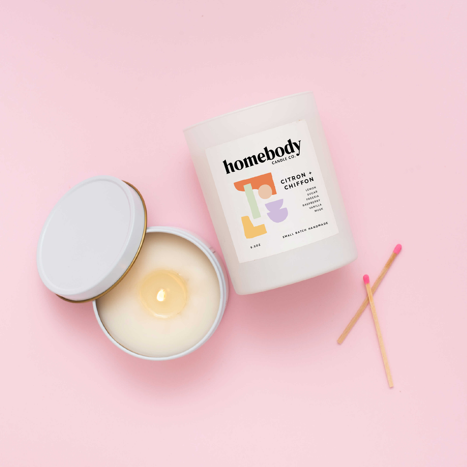 Citron + Chiffon • burn + bloom candle ✸ 2025 Spring