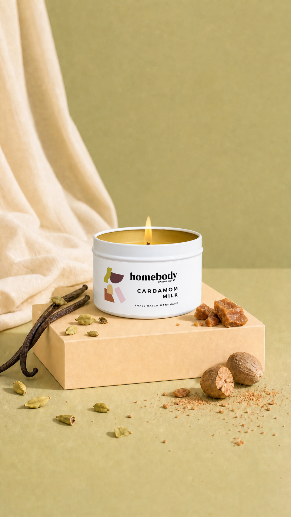 Cardamom Milk • candle tin • FALL 2026