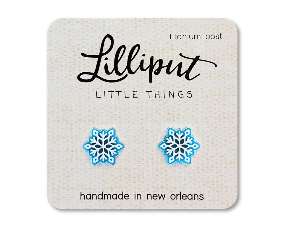 Snowflake Earrings // Stocking Stuffer