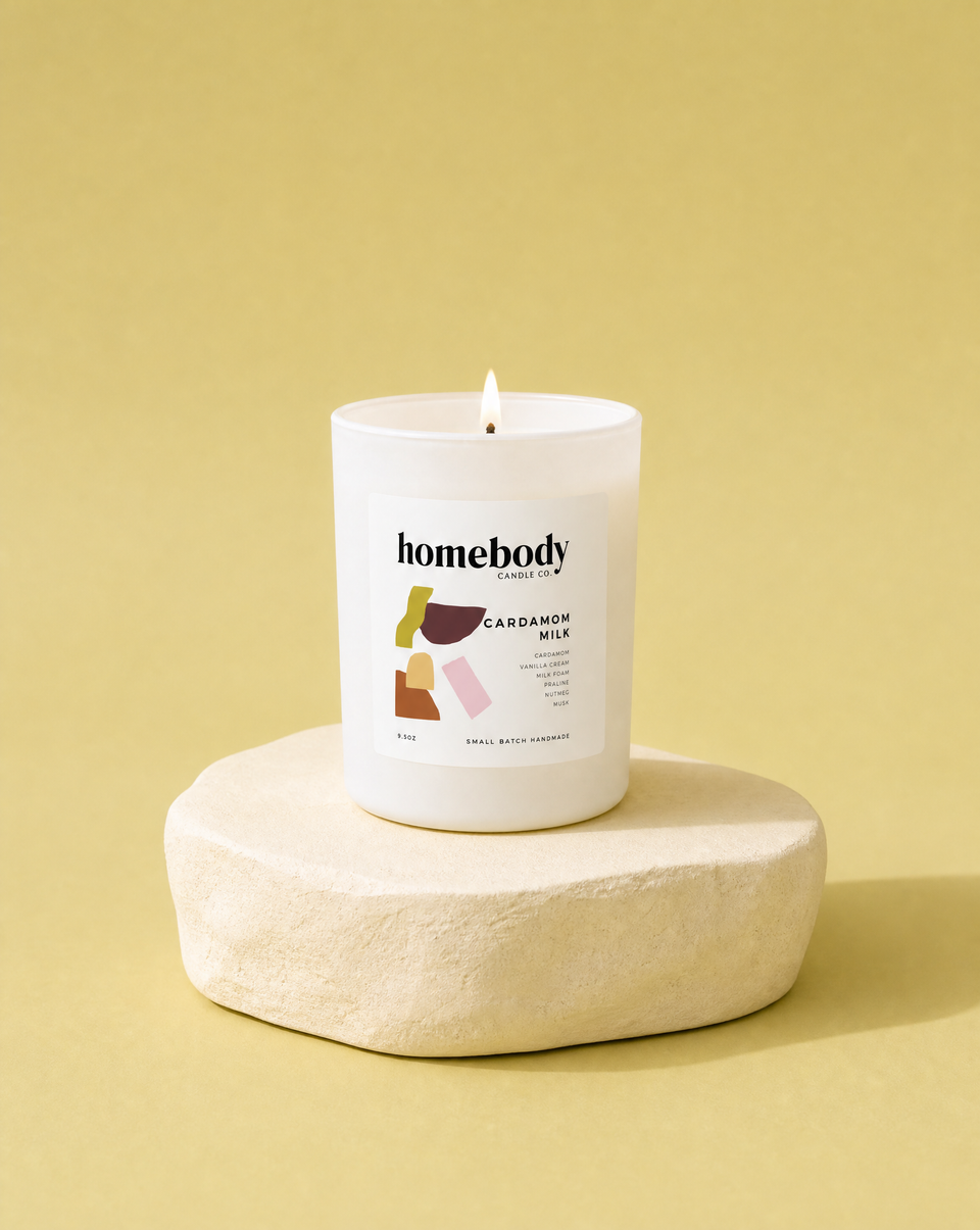 Cardamom Milk • burn + bloom candle • FALL 2026