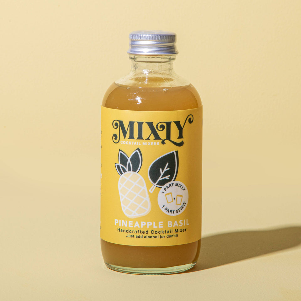 Pineapple Basil 4oz - Cocktail / Mocktail Beverage Mixer