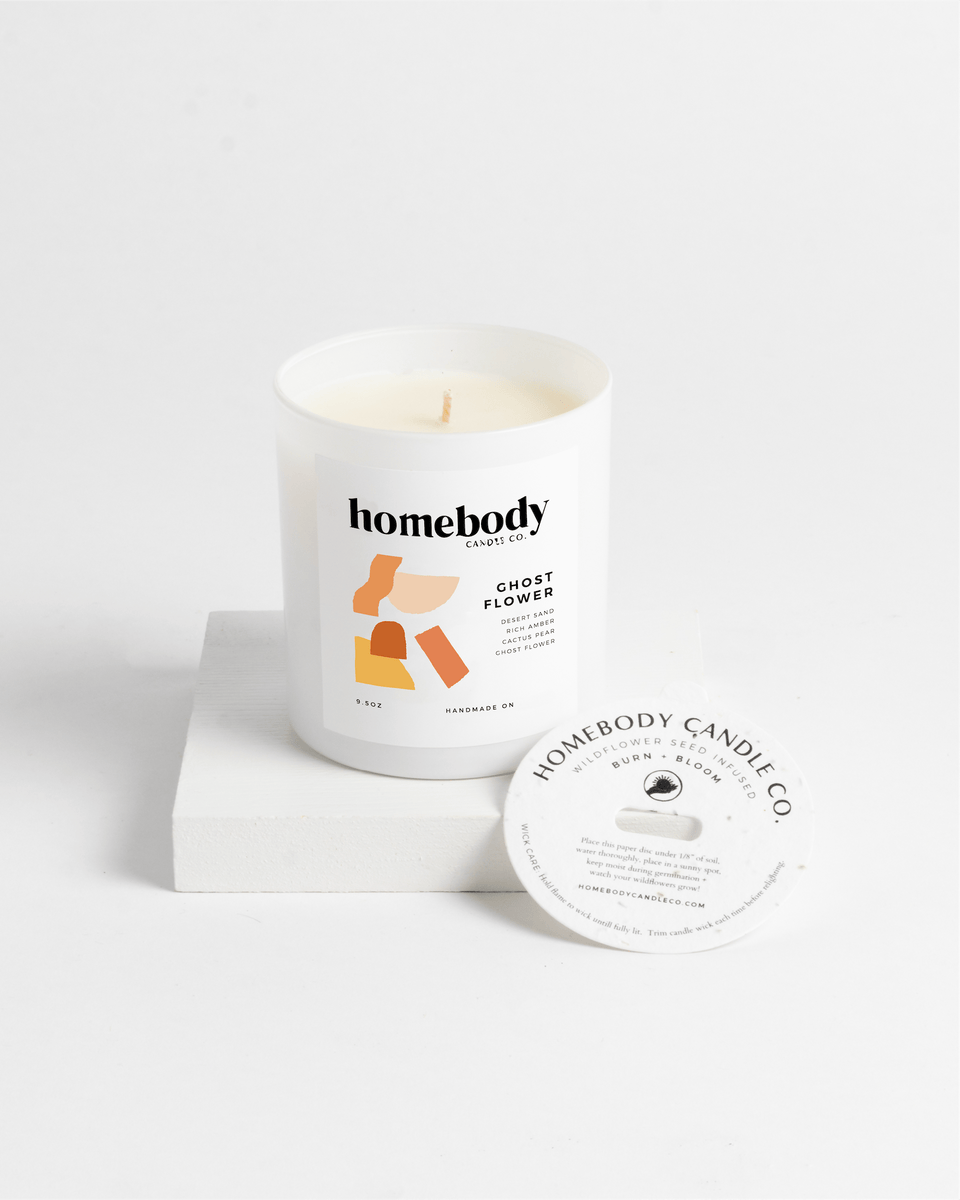 Ghost Flower • burn + bloom candle