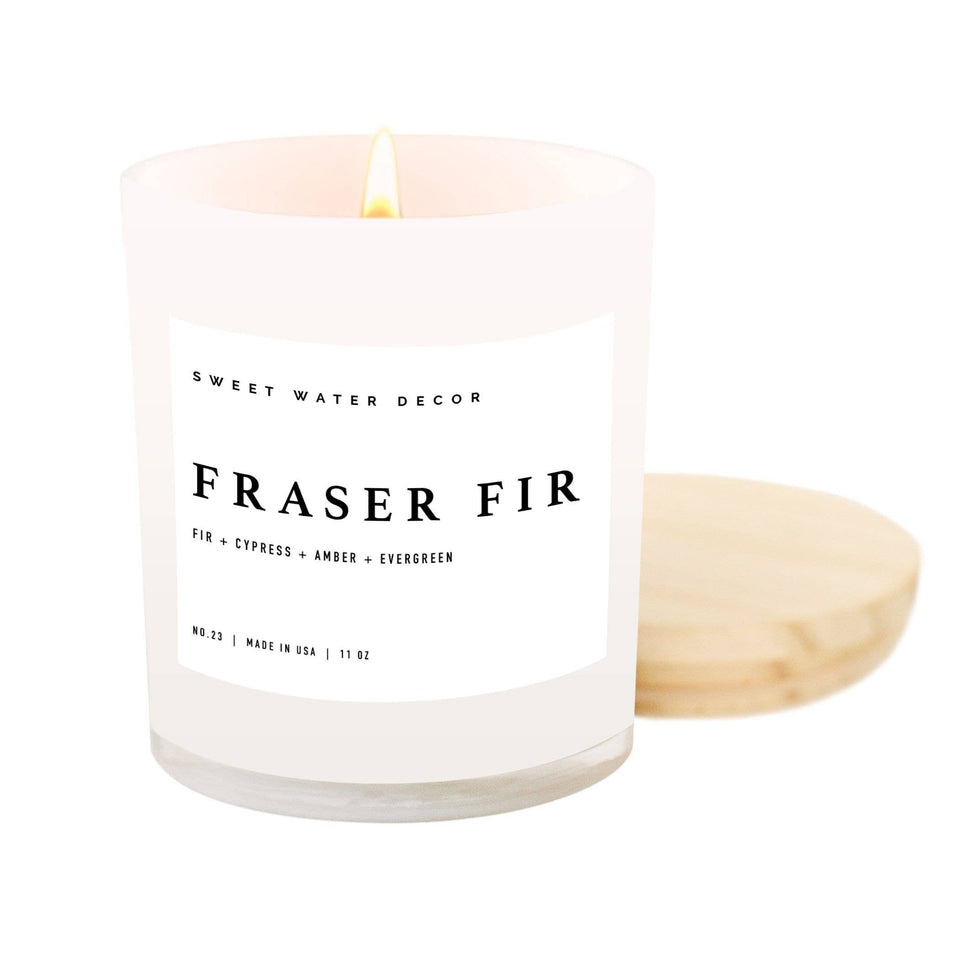 Fraser Fir 11 oz Soy Candle - Christmas Home Decor & Gifts | petite shops