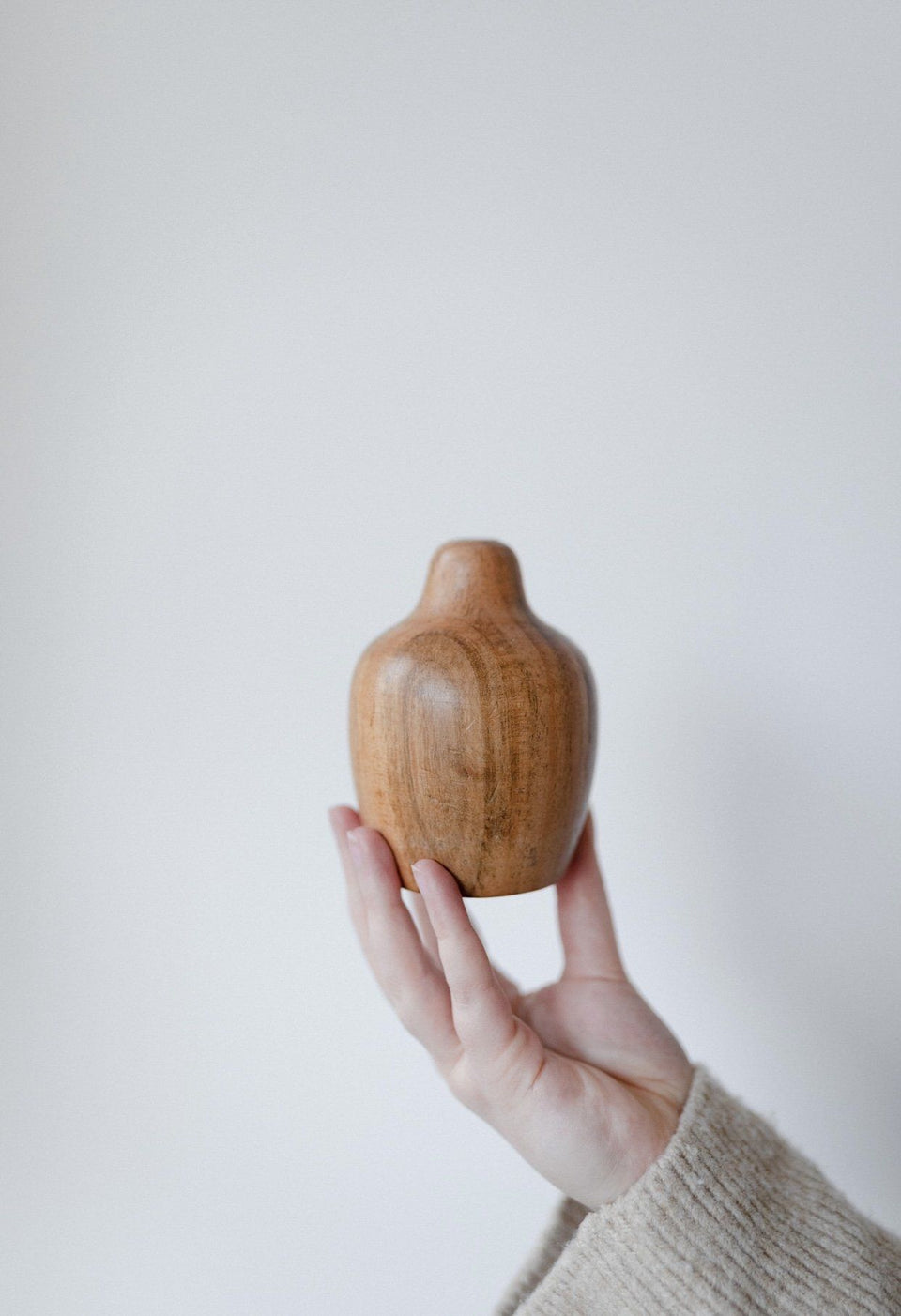 Wood Vase Small