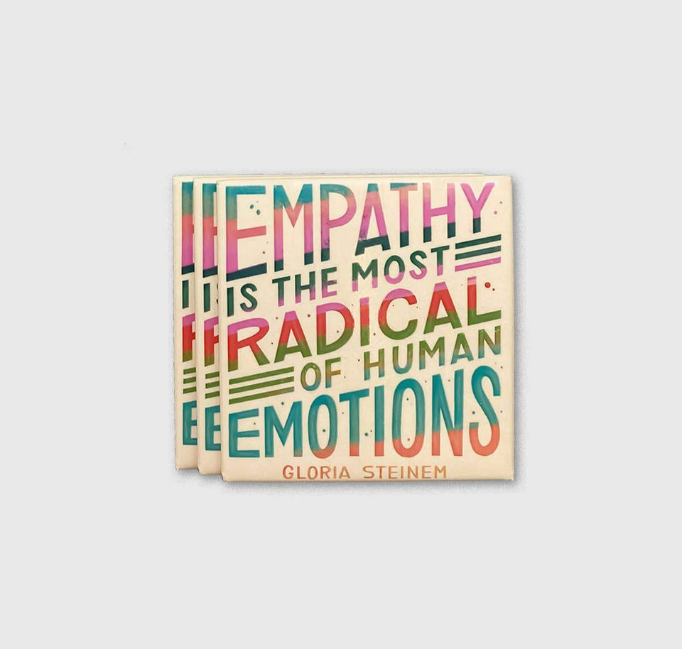 Gloria Steinem Empathy Quote Magnet